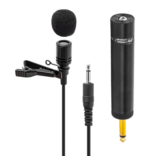 MAGICVOICE MV-380 HASSAS KABLOLU YAKA MİKROFONU