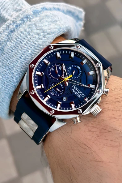 Ferrucci Function FCF14521FS.02 Silikon Erkek Kol Saati ürün görseli