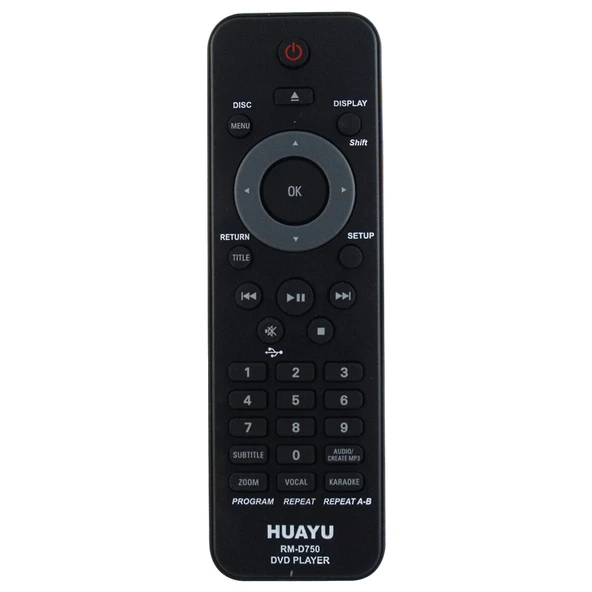 HUAYU KL RM-D750 PHILIPS UNIVERSAL AMBALAJLI DVD KUMANDASI