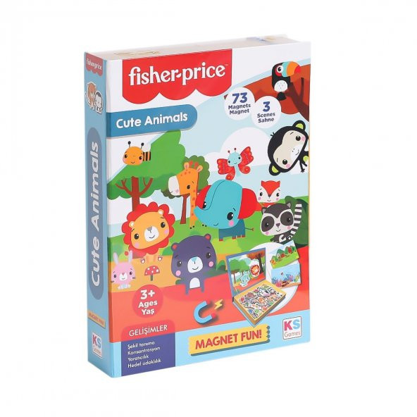 FP 13408 Fisher Price Baby Puzzle Cute Animals -KS Puzzle - 3