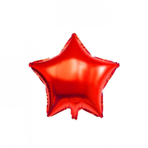 Yıldız Kırmızı 24 inç Folyo Balon