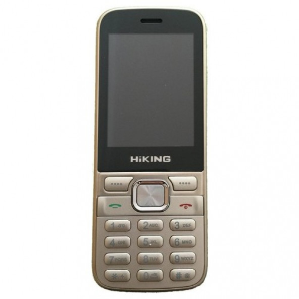 Hiking X9 Gold Tuşlu Cep Telefonu Çelik Kasa Distribitör Garantili - 1