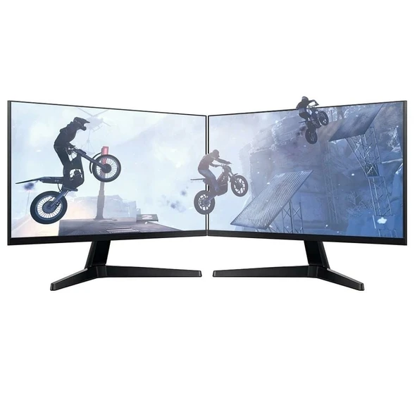 ROGAME RKT660525 INTEL i3 13100F 16GB 240SSD 1TB HDD 8GB RTX3050 Çift 24" Mon. (Gaming SET) - Resim 2