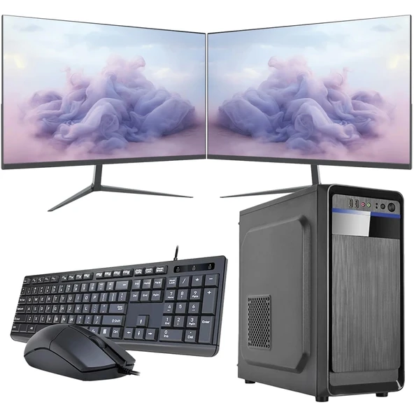 ROWORK RKT660509 INTEL I7 12700 16GB 480GB SSD Çift 24" Monitörlü Ev ve Ofis Bilgisayarı (Business) ürün görseli