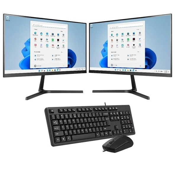 ROWORK RKT660493 INTEL I5 12400 8GB 240GB SSD Çift 21.5" Monitörlü Ev ve Ofis Bilgisayarı (Business) - Resim 2