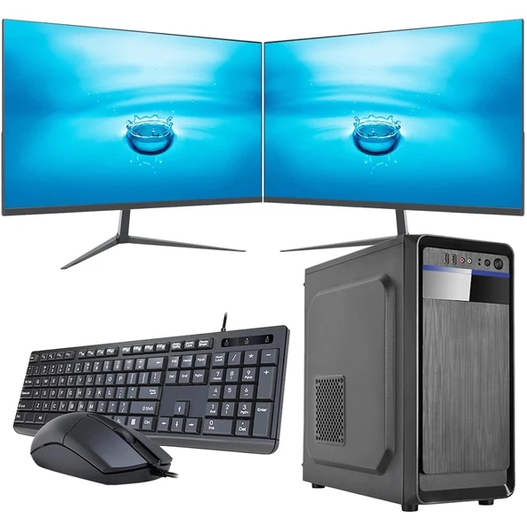 ROWORK RKT660504 INTEL I7 12700 8GB 120GB SSD Çift 21.5" Monitörlü Ev ve Ofis Bilgisayarı (Business) ürün görseli