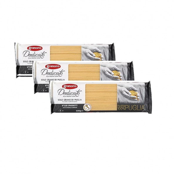 Granoro Spaghetti Dedicato 500 gr x 3 Adet