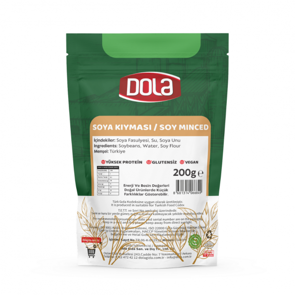 Dola Soya Kıyması 200g Glutensiz - 2