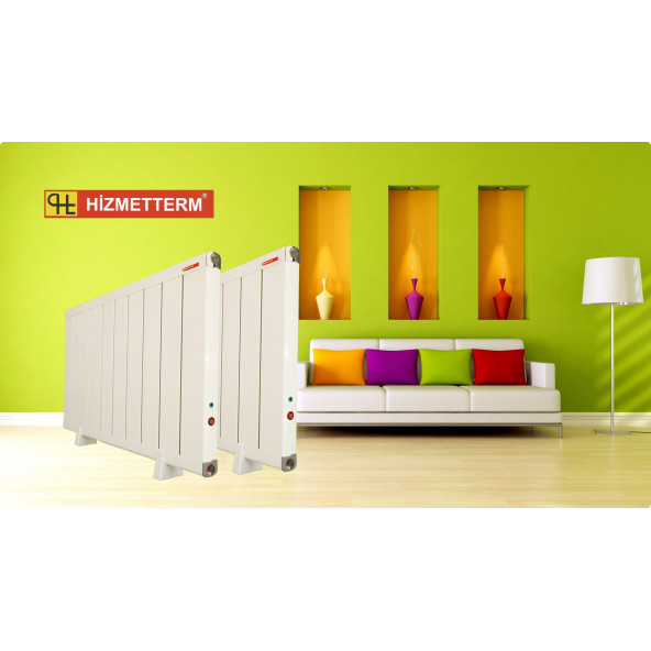Hizmetterm Elektrikli Radyatör 1200 WATT Çift Rezistanslı - 2