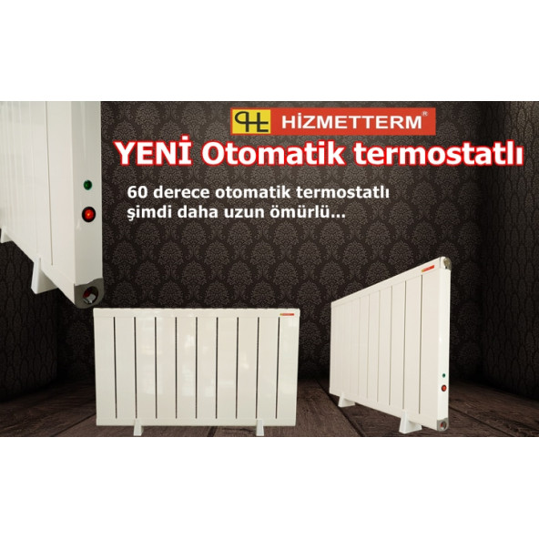 Hizmetterm Elektrikli Radyatör 1200 WATT Çift Rezistanslı - 4