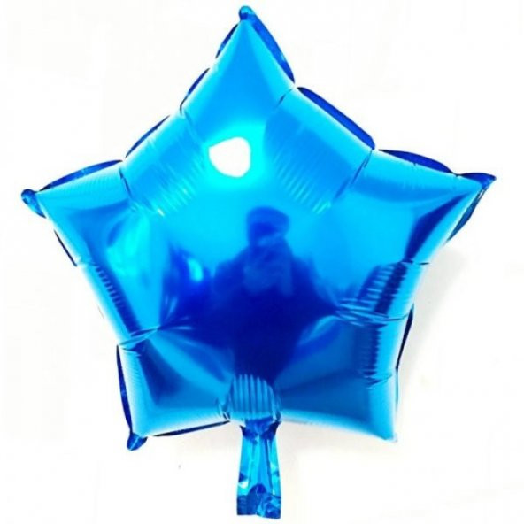 Yıldız Saks Mavi 18 inç Folyo Balon
