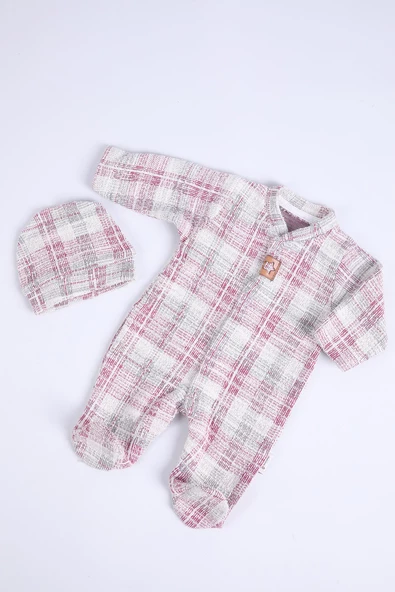 Babyhola Kız Erkek Bebek Uzun Kollu Patikli Tulum 216662 - 3