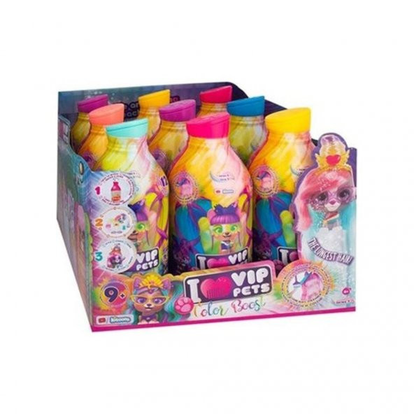 Giochi Preziosi Vıp Pets Rengarenk Seri S3 VPP03000 2199 712003,Figür Köpek ve Aksesuarları Oyun Seti - 3