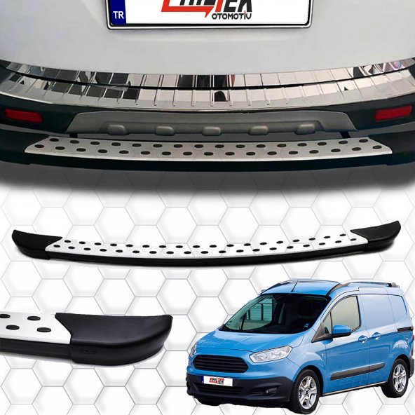 Ford Tourneo Courier (2018+) - Arka Koruma - Dot Line - (Siyah)