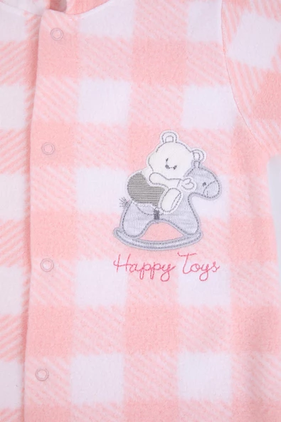 Babyhola Kız Erkek Bebek Polar Tulum 115018 - 4