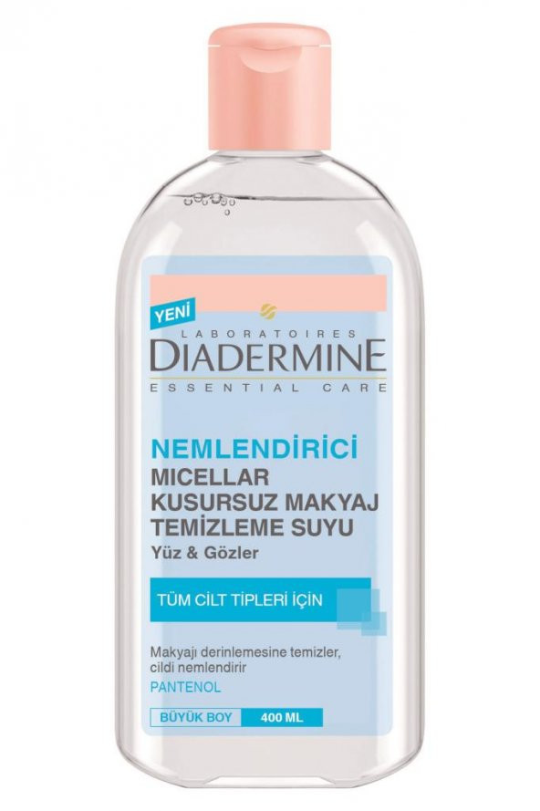 Diadermine Nemlendirici Makyaj Temizleme Suyu 400 ml Tüm Ciltler