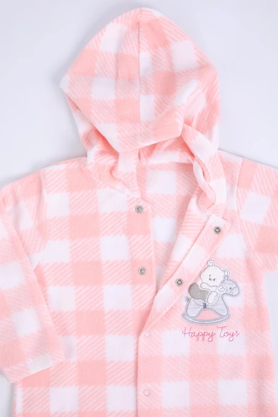 Babyhola Kız Erkek Bebek Polar Tulum 115018 - 5