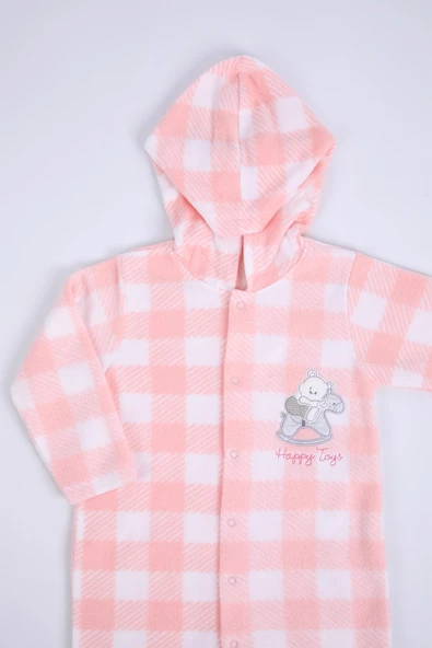 Babyhola Kız Erkek Bebek Polar Tulum 115018 - 3
