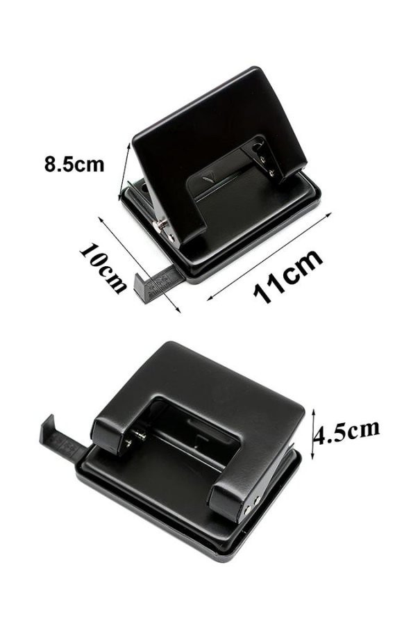 Delgeç Orta Boy Siyah 30 Sayfa Metal 1 Adet Enerji Tasaruflu Mimaks e-30/S Delegeç Perfaratör 1 Adet - 3