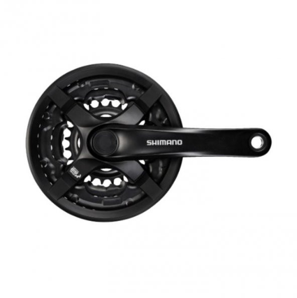 SHIMANO Bisiklet Aynakol FC-TY501 8/7/6-vites 175,0 mm 42-34-24D Siyah Orta Dişli - 2