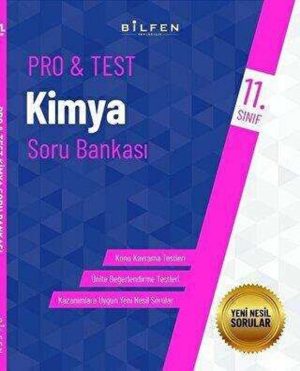 BİLFEN 11.SINIF KİMYA PROTEST SORU BANKASI