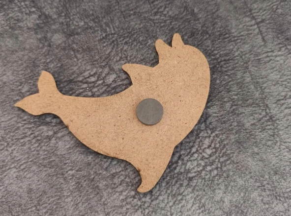 Magnet Balık Caretta Kule Buzdolabı Süsü Ahşap Magnet Mıknatıslı Hediyelik Eşya - 3