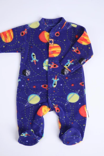 Babyhola Kız Erkek Bebek Polar Tulum 115055 - 2