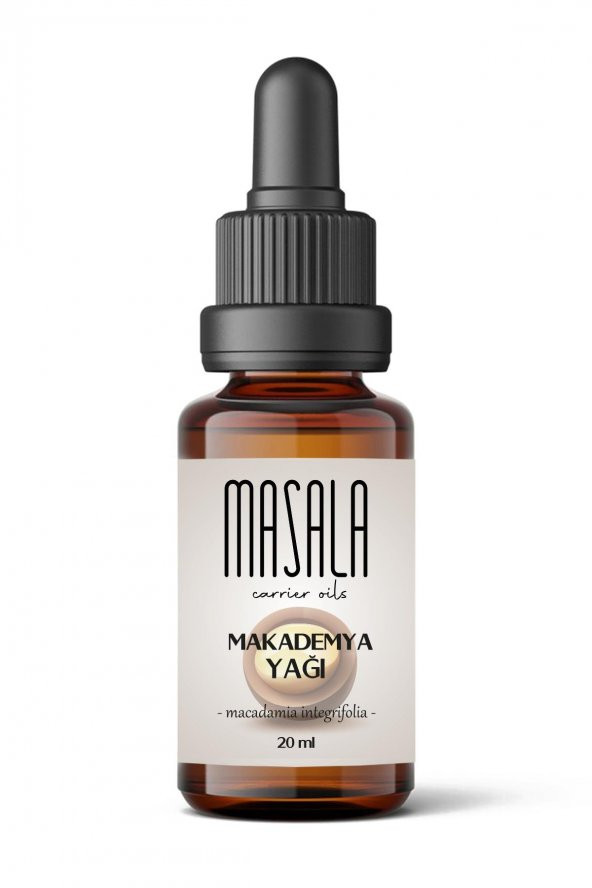 Masala Soğuk Pres Macadamia Yağı 20 ml. (Macadamia Carrier Oil) - Resim 2