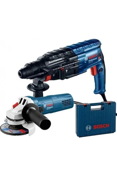 Bosch Gbh 240 Profesyonel Kırıcı Delici + Bosch Gws 750-125 Profesyonel Avuç Taşlama Set