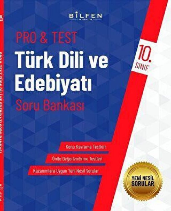 BİLFEN 10.SINIF PROTEST T.DİLİ VE EDEBİYAT SORU BANKASI