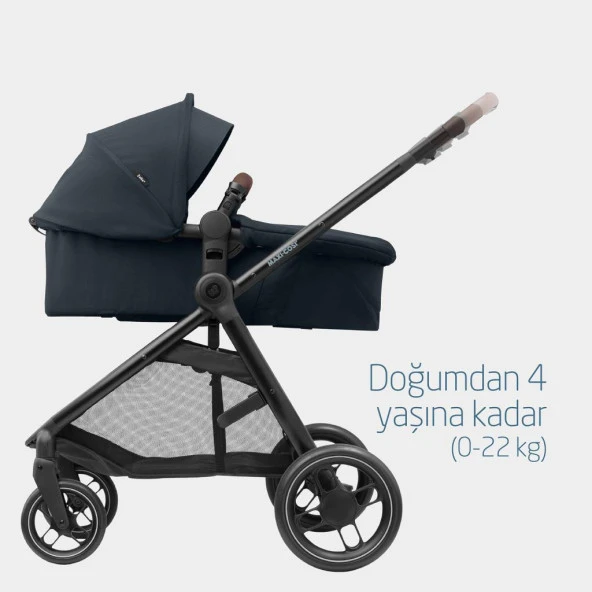 Maxi-Cosi Zelia3-CabrioFix I-Size Çift Yönlü Seyahat Sistem Bebek Arabası Essential Graphite - 4