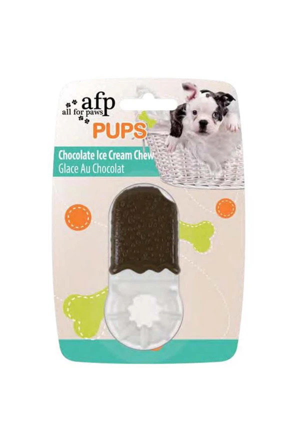 AFP Pups Dondurma Şeklinde Diş Kaşıyıcı 12x5.5x1x3 Cm