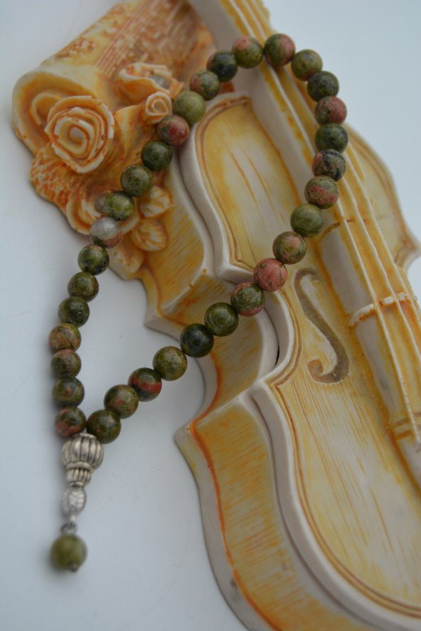 STONEAGE JEWELLERY Mini Tespih Tesbih Unakit Taşlı