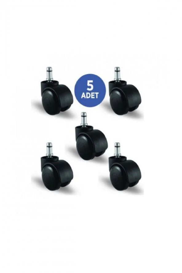 Hayal Sepeti Ofis Çalışma Koltuğu Tekerleği 5 Adet Dayanıklı - 5