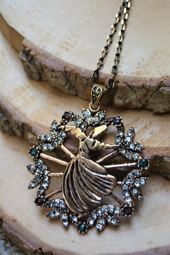 STONEAGE JEWELLERY Otantik Semazen Kolye - Resim 2