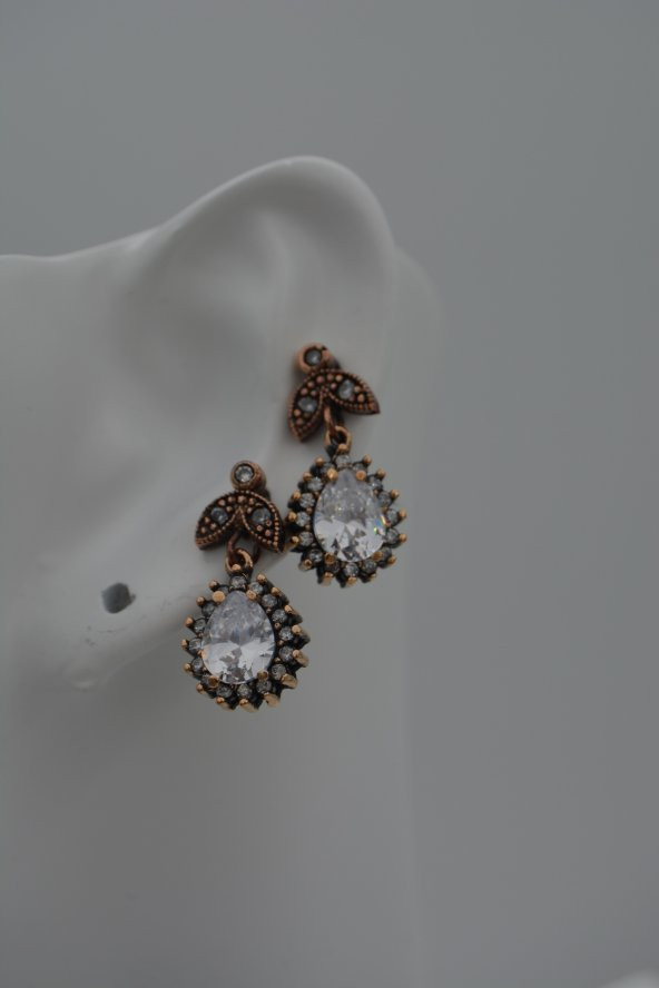 STONEAGE Elmas Model Küpe - Resim 4