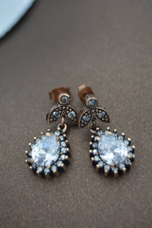 STONEAGE Elmas Model Küpe - Resim 5