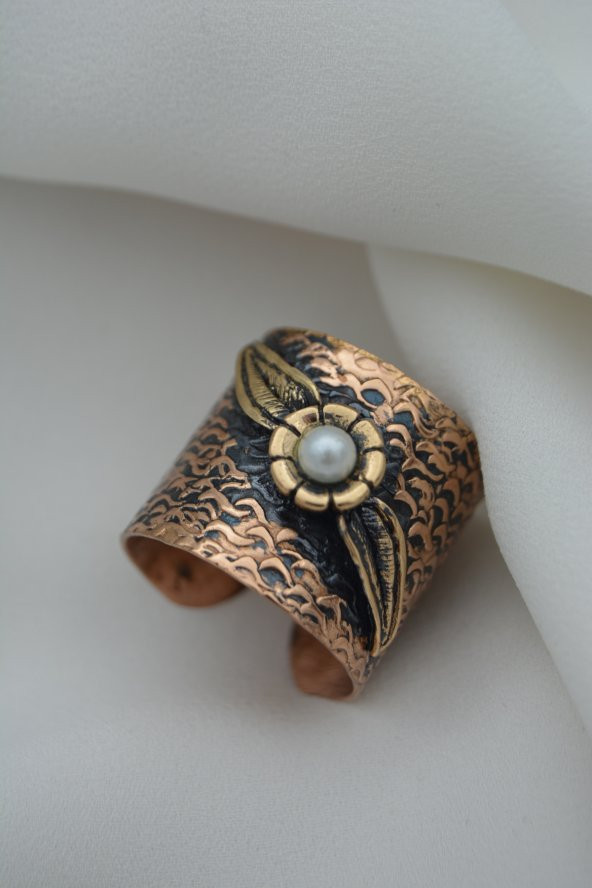 STONEAGE YAPRAK FİGÜRLÜ YÜZÜK - Resim 6