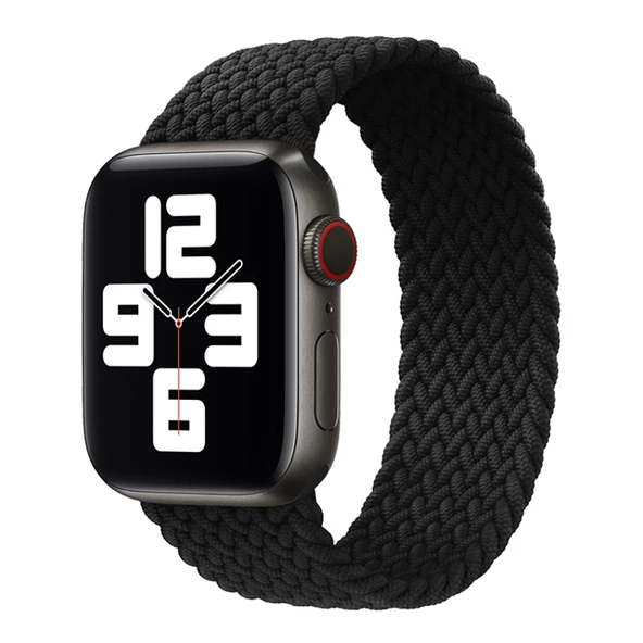 Apple Watch 7-8 41mm 6-5-4 40mm Single loop Plastik Kayış Kordon 3-2-1 38mm