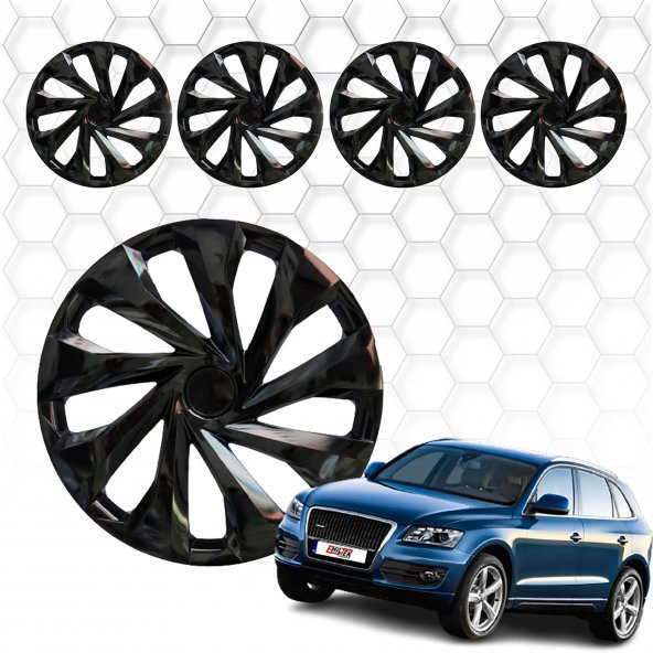 Audi Q5 Jant Kapağı (ABS Plastik) - (Siyah - 16")