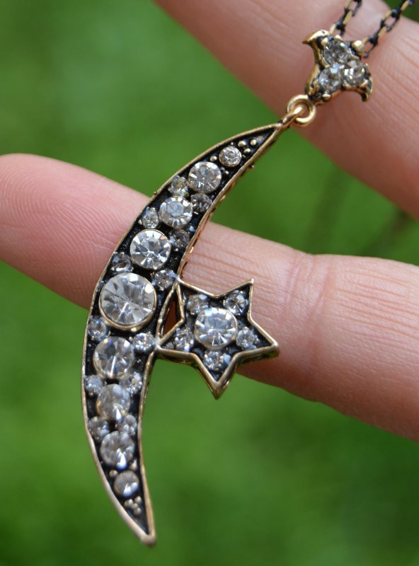 STONEAGE Türk Ay Yıldız Otantik Bayan Kolye ürün görseli