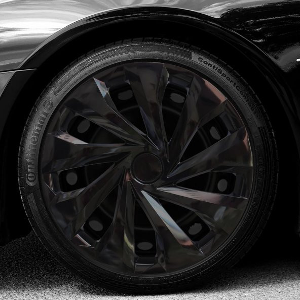 Cupra Formentor Jant Kapağı (ABS Plastik) - (Siyah - 15") - 4