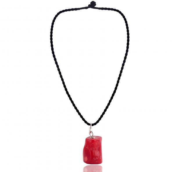 STONEAGE JEWELLERY Mercan Doğal Taş Kararlılık Bayan Kolye - 2