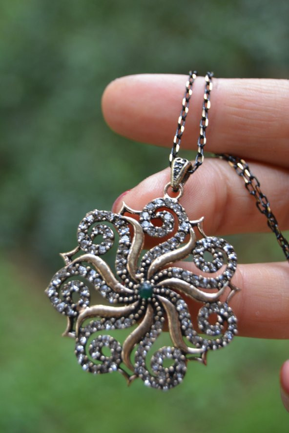 STONEAGE JEWELLERY Otantik Bayan Kolye - Resim 3