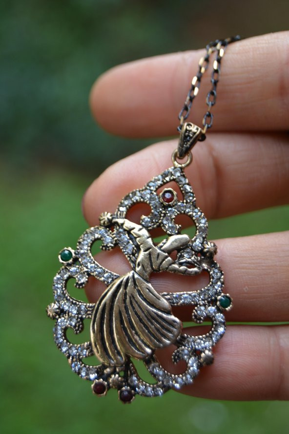 STONEAGE Otantik Semazen Bayan Kolye - Resim 3