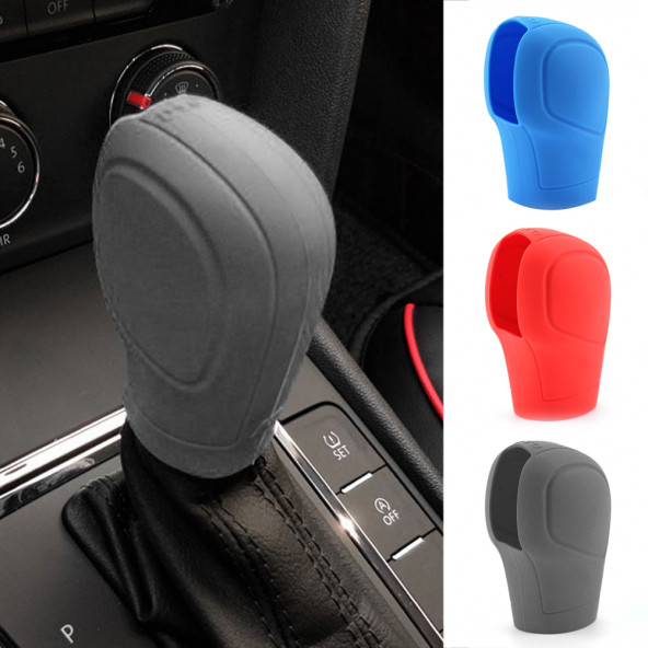 VOLKSWAGEN PASSAT GOLF CC SCIROCCO JETTA POLO DSG VİTES SİLİKON KILIF(GRİ) - 2