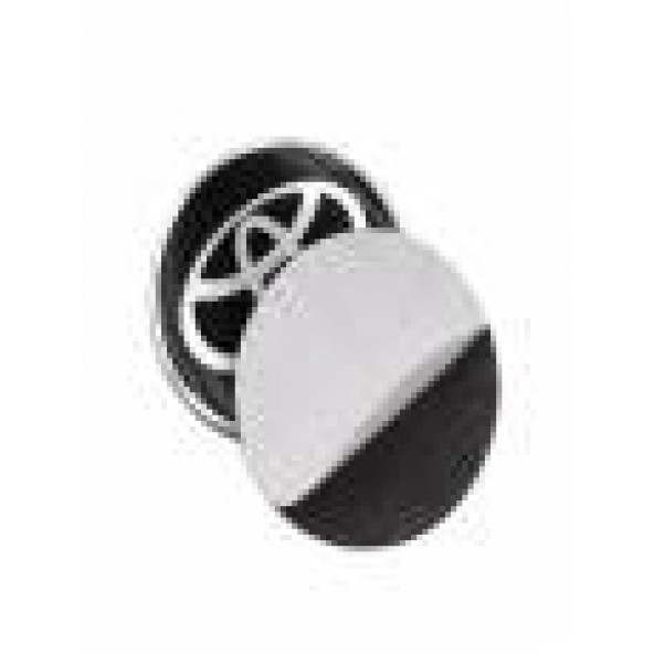 TOYOTA LOGOLU 56 MM JANT GÖBEK  STICKER (SİYAH) - Resim 2