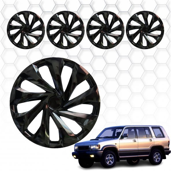 OPEL Monterey Jant Kapağı (ABS Plastik) - (Siyah - 16") - 1