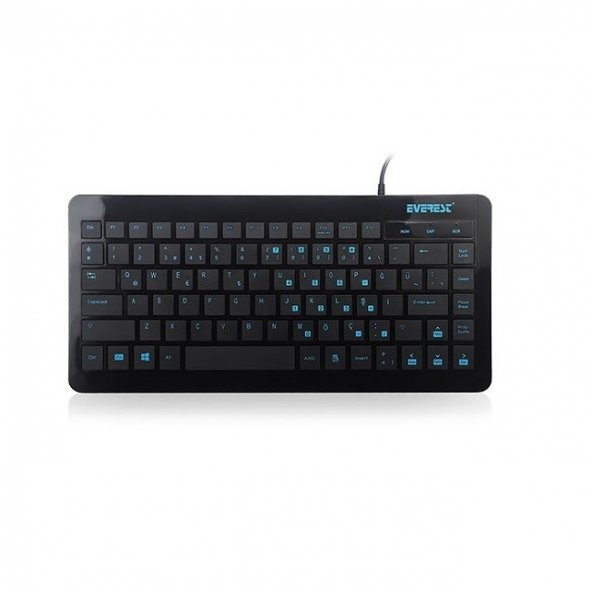 EVEREST KB-410 Siyah USB Q Multimedia Klavye