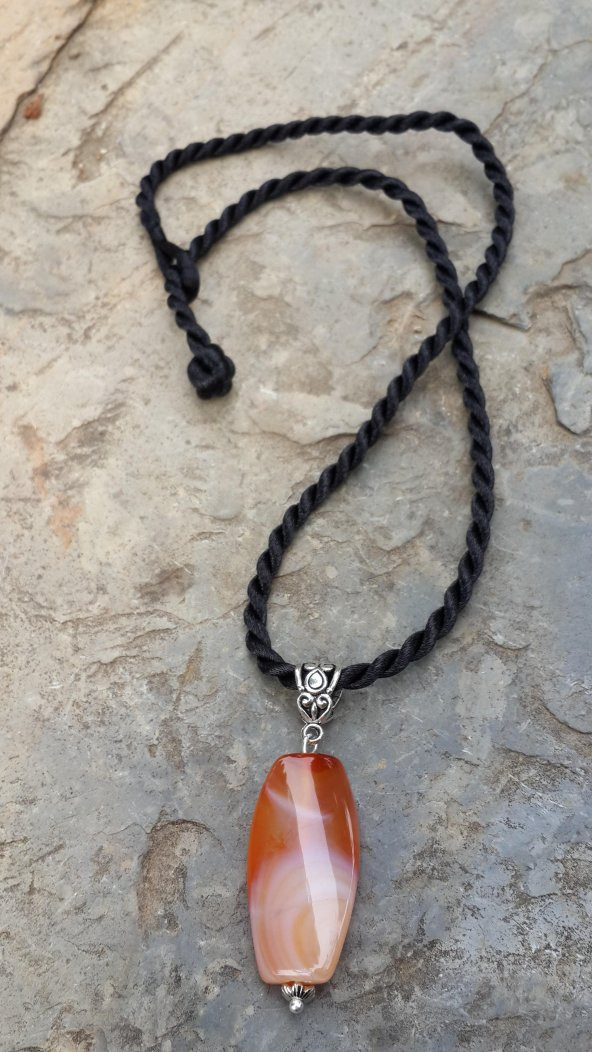 STONEAGE JEWELLERY Jasper Doğal Taş Bayan Kolye ürün görseli